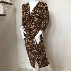 Jessica Simpson Maternity Leopard Dress
